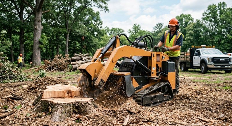 Commercial Stump Grinding in Prince Georges County, MD