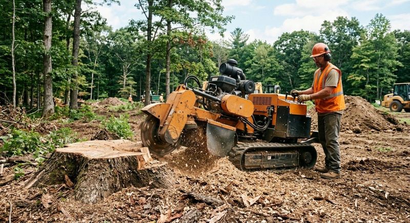 Commercial Stump Grinding in Bucks County, PA